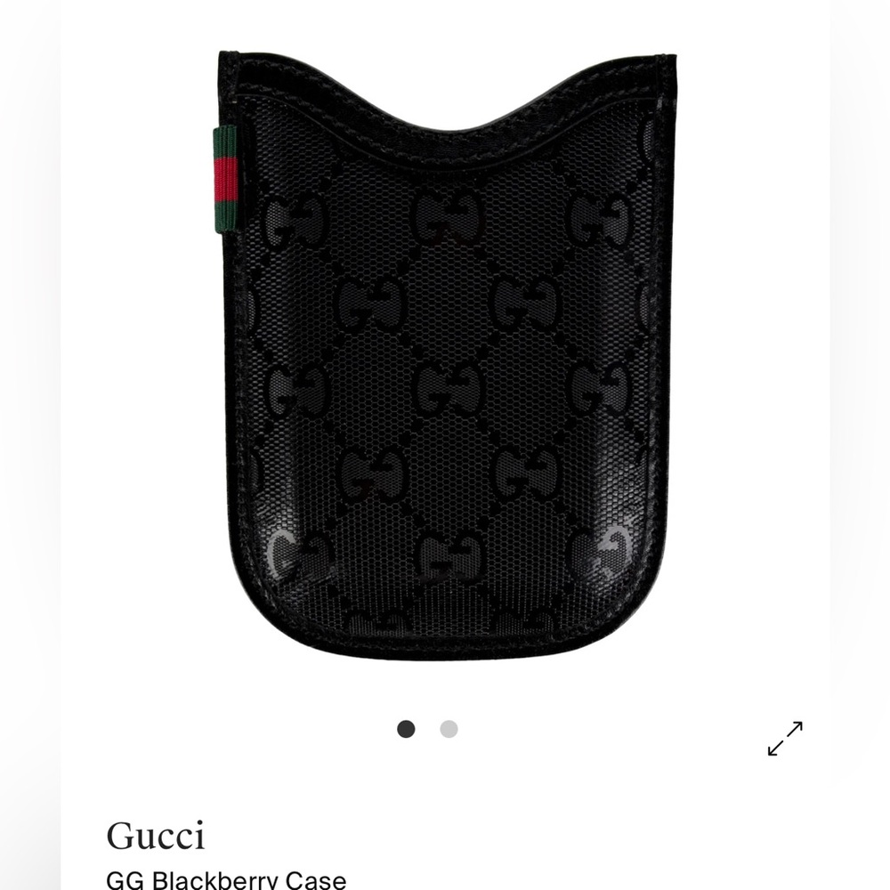GUCCI 500 blackberry case/ card holder